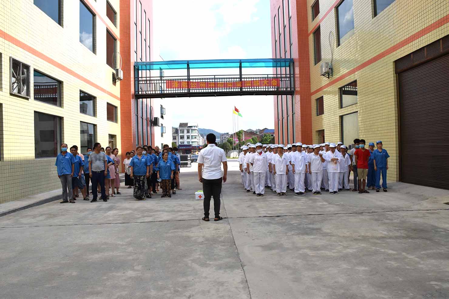 “安全發展，預防為主”之公司消防演習